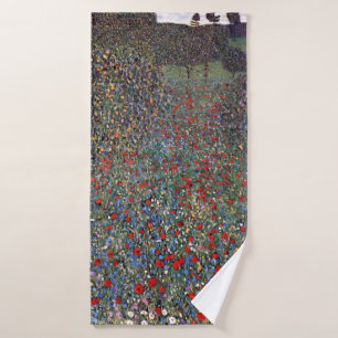 Mohnfeld, Gustav Klimt Badehandtuch