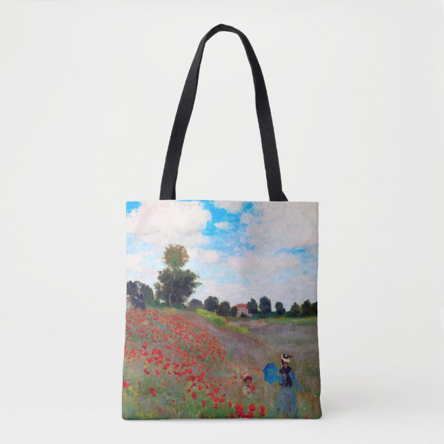 Mohnfeld, Monet Tasche (Vorderseite)
