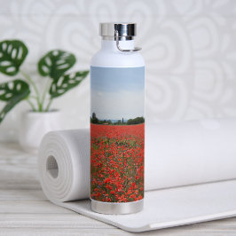 Mohnfeld - Wasserflasche Trinkflasche