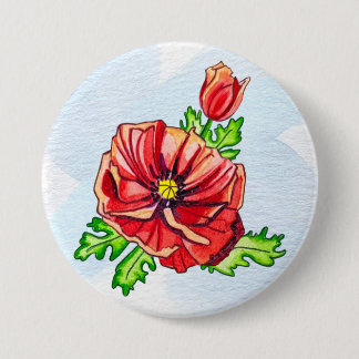 Mohnknopf Button