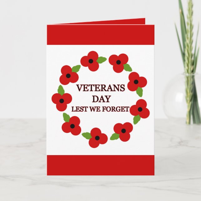 Mohnkranz - Karte (Vorderseite)