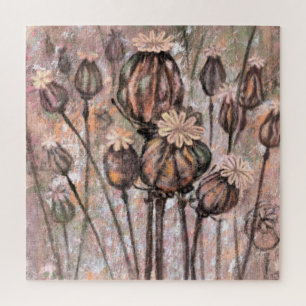 Mohnsamen - Frühjahr - Original Art Malerei