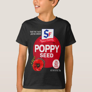 Mohnsamen Halloween Gewürz Kostüm Gruppen-Matching T-Shirt