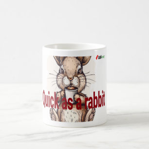 Mohnschlaufen: Adorable Kaninchen Lover Tasse