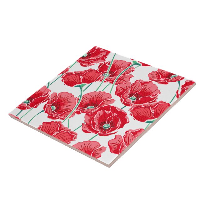 Mohnstäbchen für Blume Fliese (Seite)
