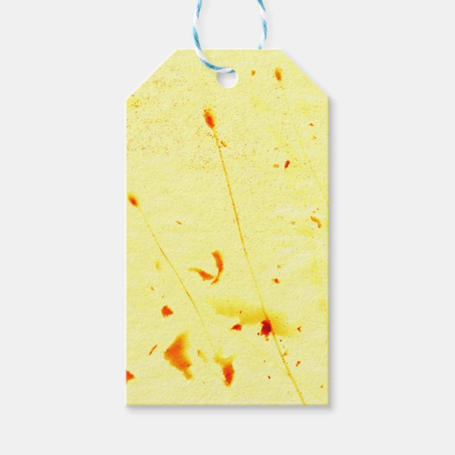 Mohnstalks mit getrocknetem Mohn bedrucken Postkar Geschenkanhänger (Vorderseite)