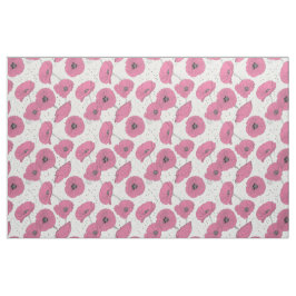 Mohnstoffe Blume Muster Stoff