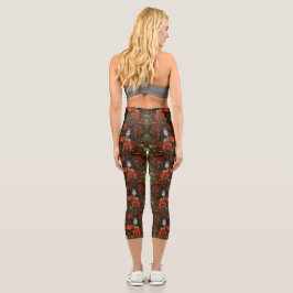 Mohnträume - Hübsche Capris-Leggings Capri Leggings