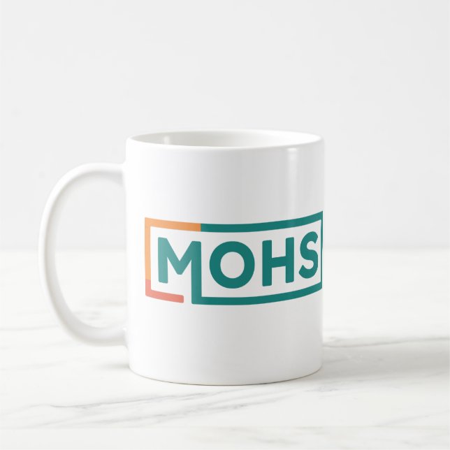 MOHS-Tasse Kaffeetasse (Links)