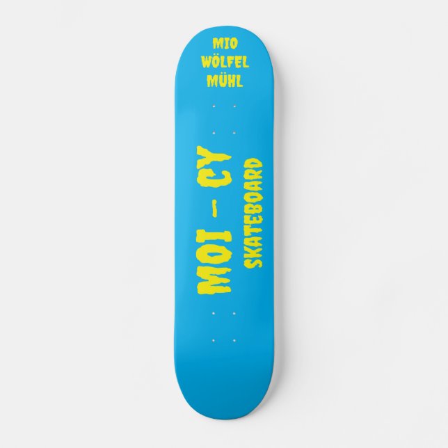 MOI - cy Skateboard blau (Vorderseite)