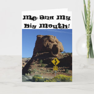 Moi et ma grande bouche - Je suis désolé ! Carte d