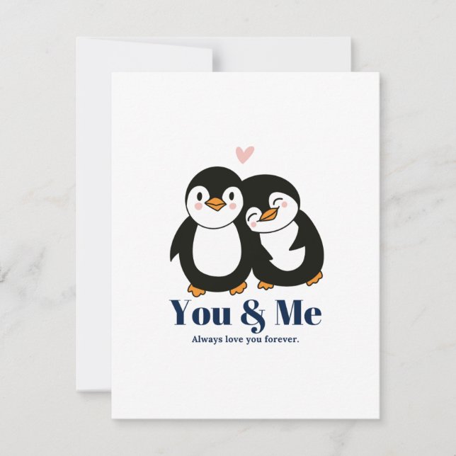 Moi & Toi, toujours t'aimer pour toujours Carte (Devant)