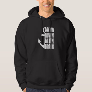 Moin Anchor Nordsee Ostsee Ostsee Hamburger See Hoodie