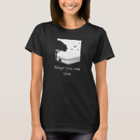 Moins de bruit, plus de vie - T-shirt minimaliste