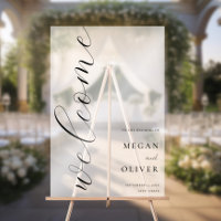 Moins élégante Calligraphie Script Mariage Bienven