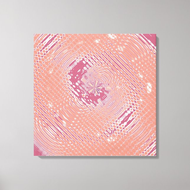 Moire Quantum Interference Pattern  Leinwanddruck (Vorderseite)