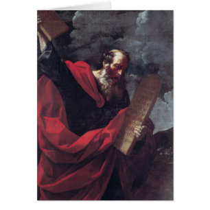 Moïse avec les comprimés de la loi