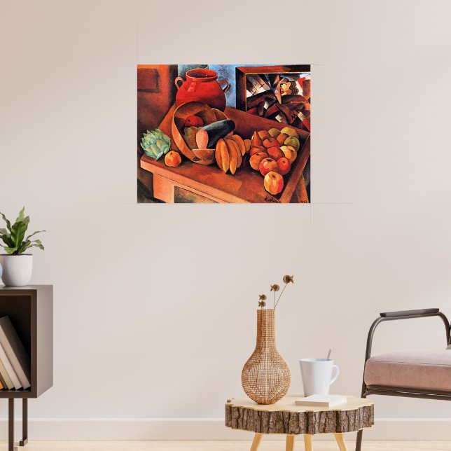 Moise Kisling, Stillleben mit Früchten, Poster (Wohnzimmer 3)