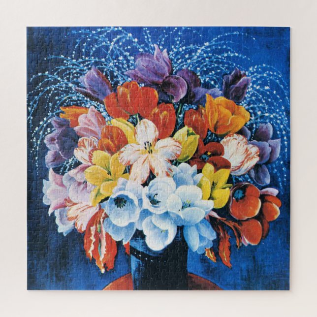 Moise Kisling, Tulpenstrauß, (Vertikal)