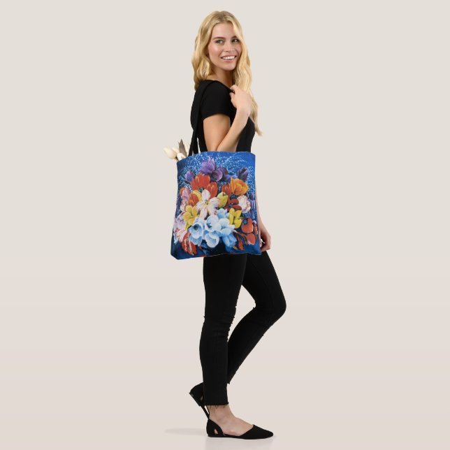 Moise Kisling, Tulpenstrauß, Tasche (Am Model)
