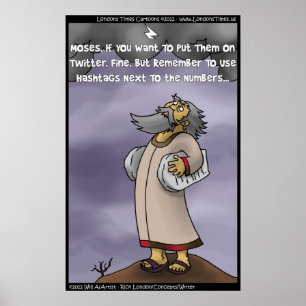 Moïse & Les 10 Hashtags Affiche par Rick London