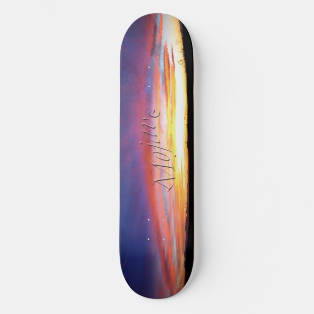 Mojave Sunset Skateboard (Vorderseite)