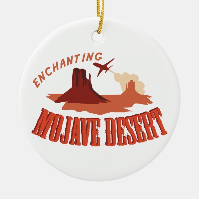 Mojave Wüste Keramik Ornament (Vorne)