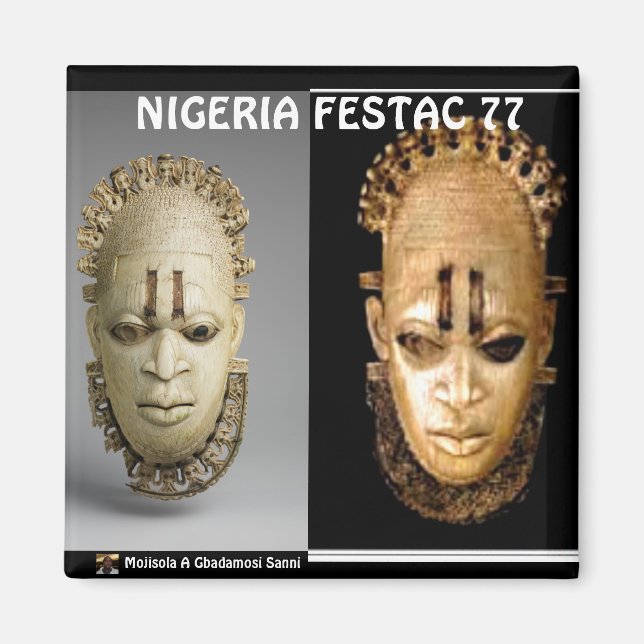 MOJISOLA EIN GBADAMOSI FESTAC 77 MAGNET (Vorne)