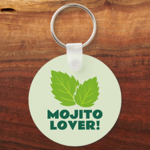 Mojito-Cocktail-Liebhaber-Schlüsselanhänger mit Mi Schlüsselanhänger