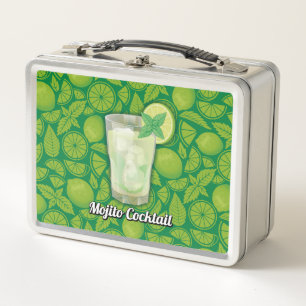 Mojito Cocktail Metall Brotdose