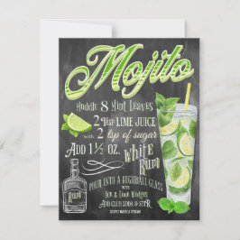 Mojito Cocktail Party Einladung