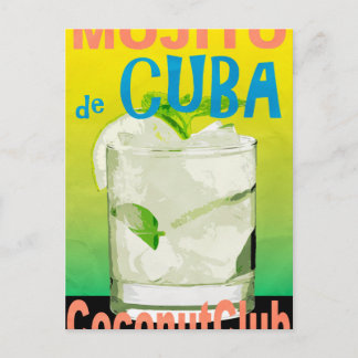 Mojito De Cuba Postkarte