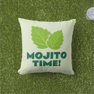 Mojito-Zeit! Lustiges Outdoor-Kissen für Cocktail- Kissen