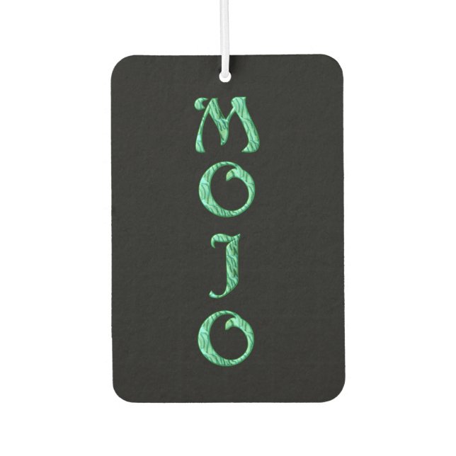 Mojo Black Car Lufterfrischer (Vorderseite)