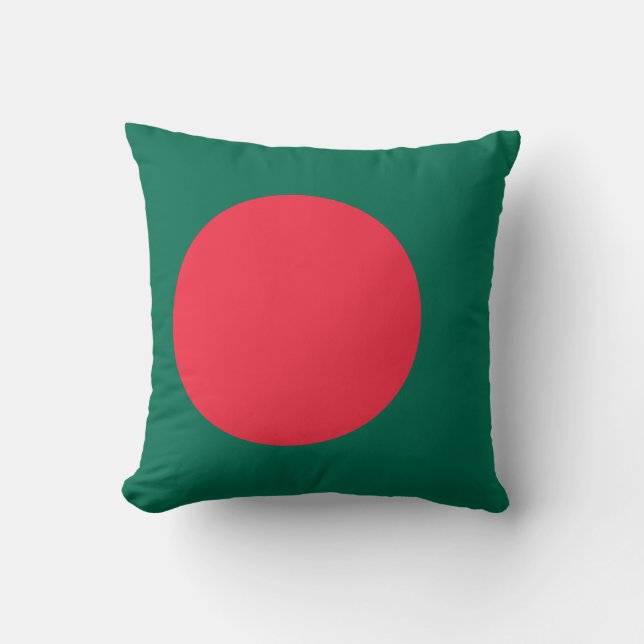 MoJo Coussin avec le drapeau du Bangladesh (Recto)
