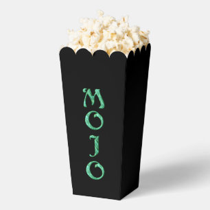 Mojo-grüne schwarze Popcornboxen Geschenkschachtel