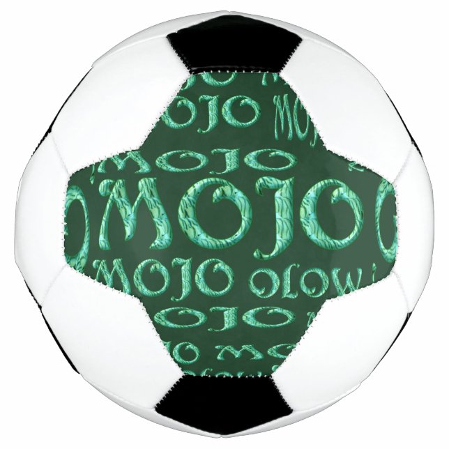 Mojo-grüner Fußball (Vorderseite)