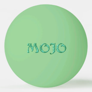Mojo-grünes Glühen 1-Sterne Tischtennisball