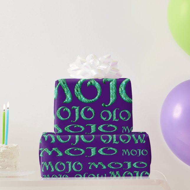 Mojo lila glänzendes Verpackungspapier Geschenkpapier (Partygeschenke)