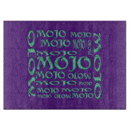 Mojo lila Glasspanplatte Schneidebrett