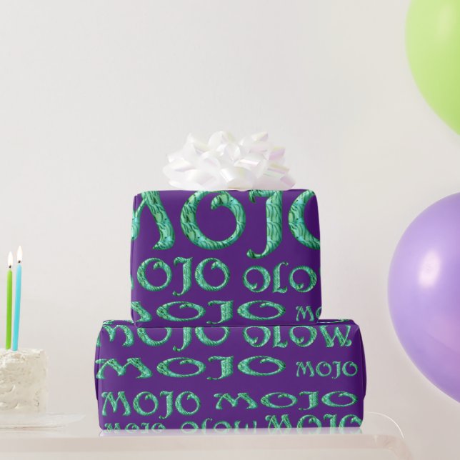 Mojo lila mattes Verpackungspapier Geschenkpapier (Partygeschenke)