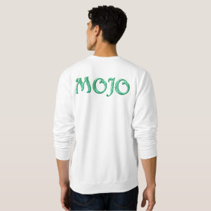 Mojo Männer weiße Sweatshirt Rückseite
