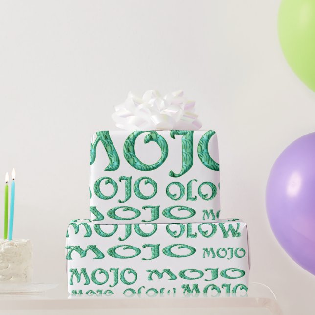 Mojo-Papier mit weißer Matte Geschenkpapier (Partygeschenke)