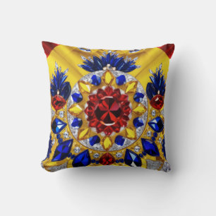 MoJo Pillow mit rumänischem Farbdesign Kissen