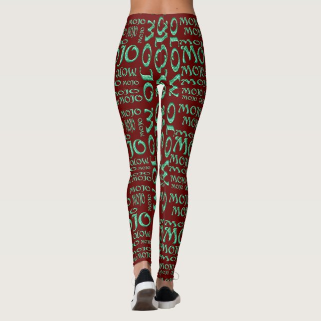 Mojo red Leggings (Rückseite)