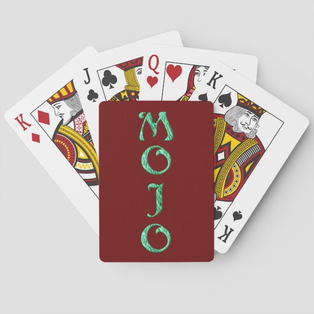 Mojo Red Poker Spielkarten (Rückseite)