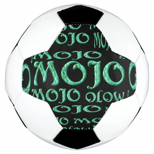 Mojo-Schwarzfußball Fußball (Vorderseite)