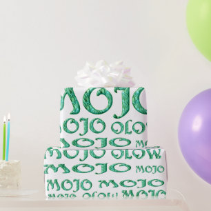 Mojo-weißes glänzendes Papier Geschenkpapier