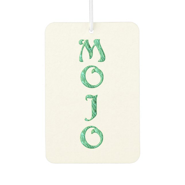 Mojo-Weißkarosserie Autolufterfrischer (Vorderseite)