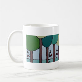 Mok - Ducks between the trees Kaffeetasse
